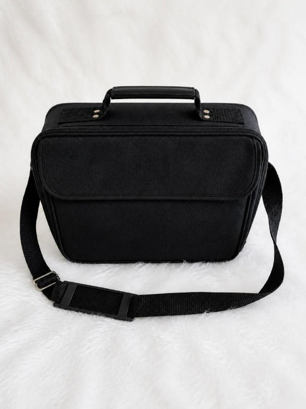 Padded Sewing Kit Organizer Case with Compartments & Shoulder Strap